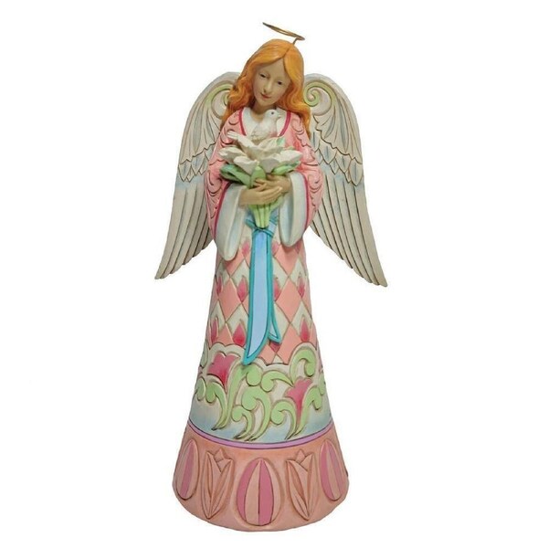 Jim Shore Heartwood Creek Easter Angel with Dove 24cm