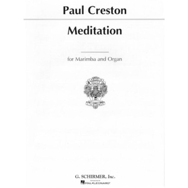 Creston - Meditation Op 90 Marimba/Organ