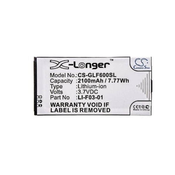 Replacement Battery For Gold Buddy PT4 , Platinum 4 , DSC-GB600, GB3-PT4