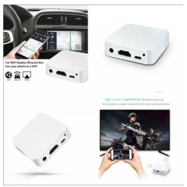 Car WiFi Display Mirror Link Adapter MiraScreen DLNA Airplay RCA For Android iOS