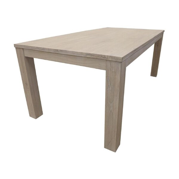 Foxglove Dining Table 150cm Solid Mt Ash Wood Home Dinner Furniture - White