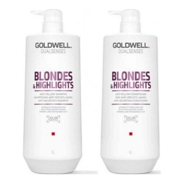 Goldwell Dualsenses Blondes & Highlights Shampoo & Conditioner 1Litre Duo