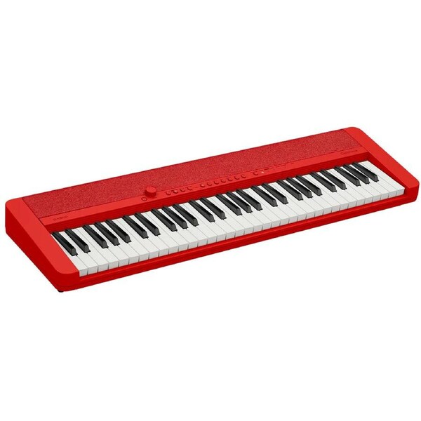 Casio CTS1 Casiotone 61-Key Touch Sensitive Keyboard (RED)