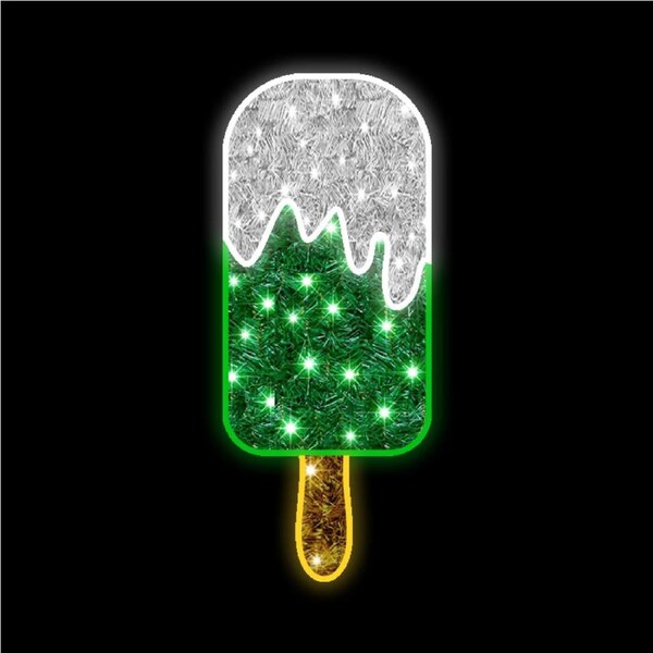 Candy Green Ice Cream Stick 105cm Rope Light Motif