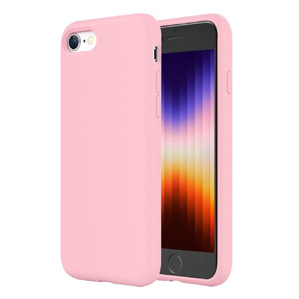 ZUSLAB iPhone 8 / 7 Case Nano Silicone Shockproof Gel Rubber Bumper Protective Cover for Apple - Pink