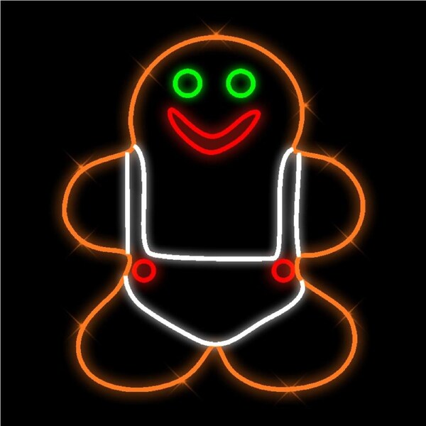 Gingerbread Baby 100cm Rope Light Motif