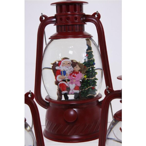 Magical Christmas Lantern - Santa and Christmas Tree