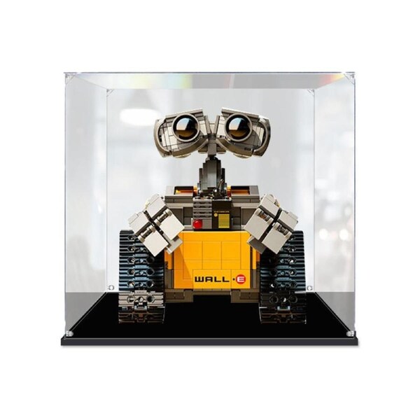 Acrylic Display Case for LEGO 21303 Ideas WALL-E Disney Pixar Garbage Robot Figure Storage Box Dust Proof Glue Free