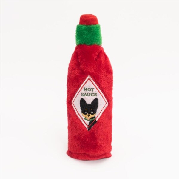 Zippy Paws Hot Sauce Crusherz Crunch & Squeak Dog Toy - Pupbasco
