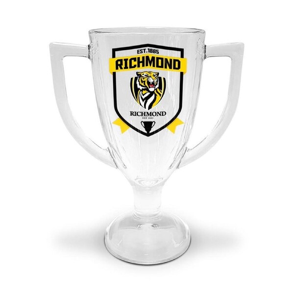 Richmond Tigers AFL Trophy Drinking Glass