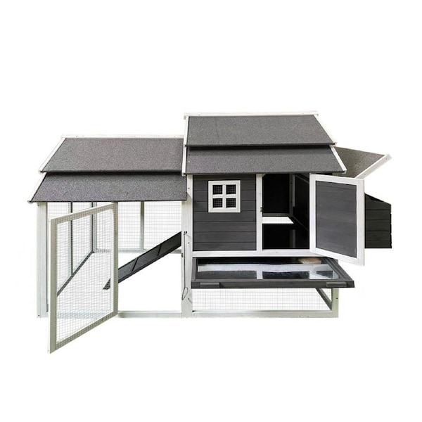 YES4PETS 230 CM XL Chicken Coop Rabbit Hutch Guinea Pig Cage Ferret House