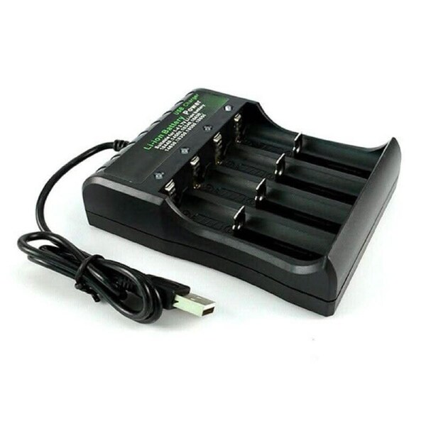Smart USB 18650 Battery Charger 1 2 4 Slots for 3.7V Rechargeable Battery Charge