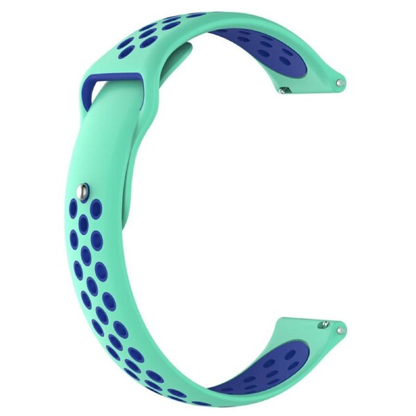 Catzon 22mm Silicone Quick Release Replacement Strap for Samsung Gear S3/Amazfit Pace-BlueTeal
