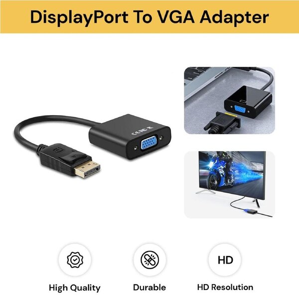 DisplayPort To VGA Adapter