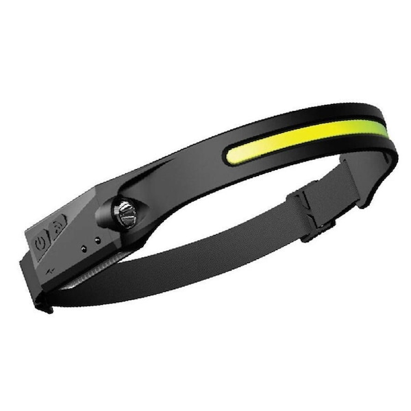 Wave Sensor Wide Range COB LED Headlamp USB Rechargeable Headlamp