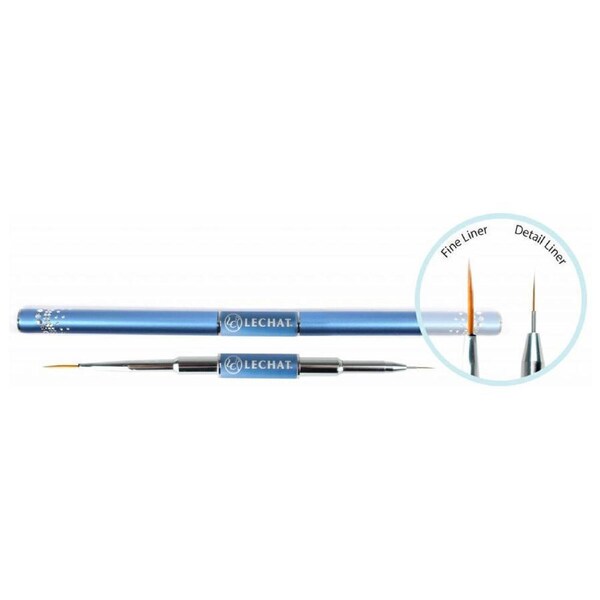 LECHAT - Dual Sided 3D Drawing Fine Line & Detailed Liner Brush Nail Art Design