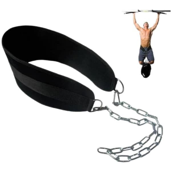 HemeraPhit Pull-up Belt Weighted Dip Belt with Chain