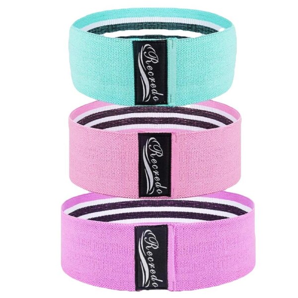 Recredo Booty Bands - 3 Pack + Training Ebook and Video Included