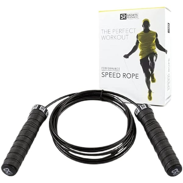Sports Research Performance Jump Rope - Adjustable Length Skipping Rope