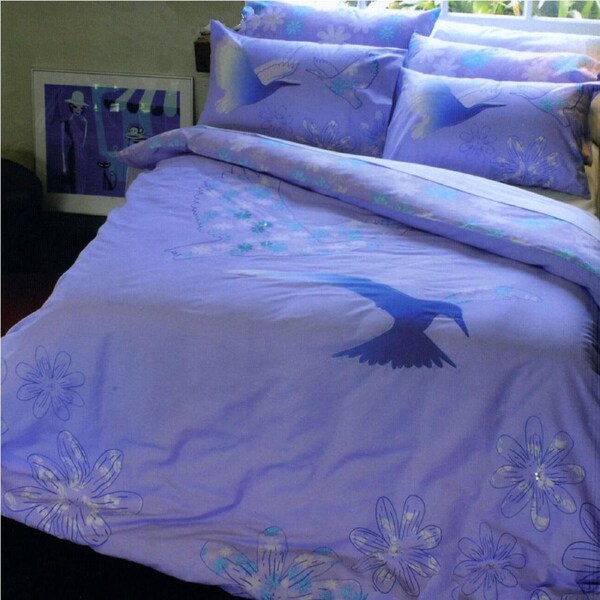 Paradise Embroidery Quilt Cover Set Queen 210 x 210cm
