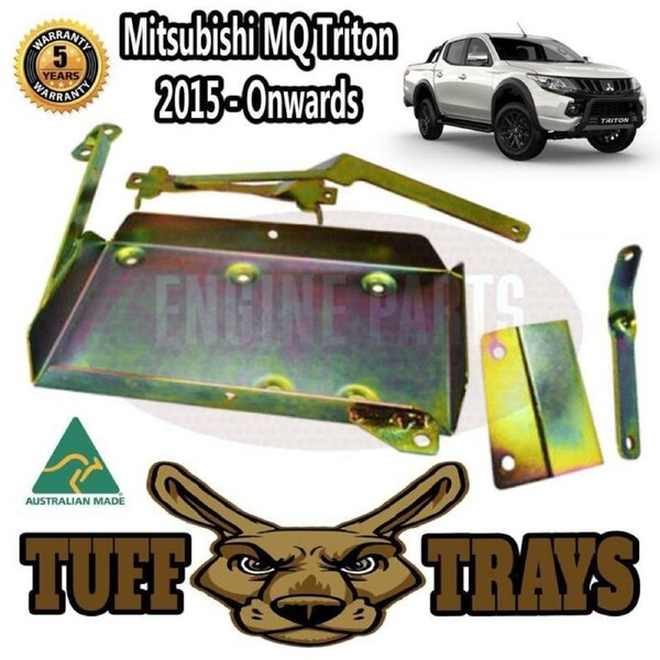 4x4 Dual Battery Tray suits Mitsubishi Pajero Sport & Triton MQ MR 2.4l 2015-On