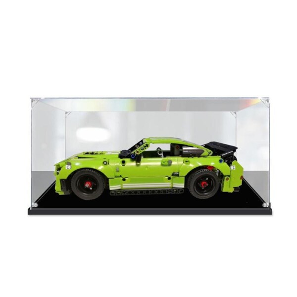 Acrylic Display Case for LEGO 42138 Technic Ford Mustang Shelby GT500 Figure Storage Box Dust Proof Glue Free