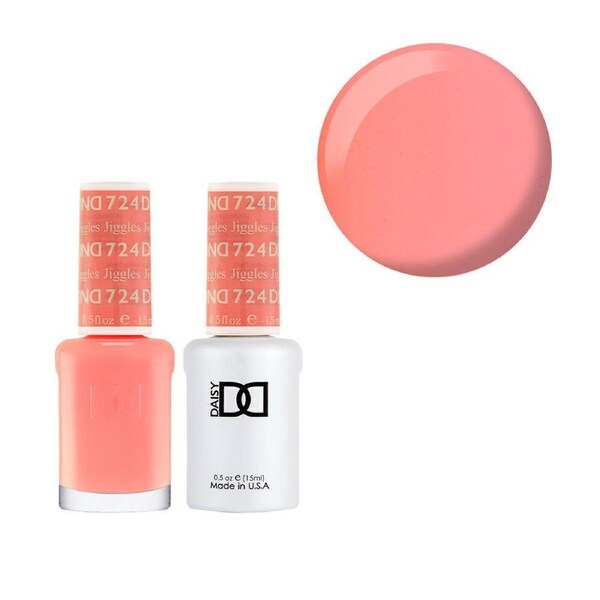 DND 724 Jiggles - Daisy Collection Nail Gel Polish 15ml