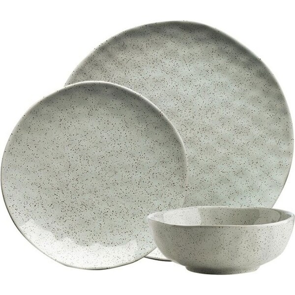 12pc Ecology Speckle Duckegg Dinner Set Food Dinner Plates/Side Plates/Bowls