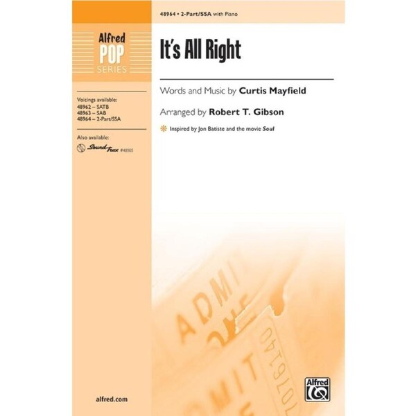 Its All Right 2 Part/Ssa