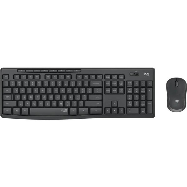 Logitech MK295 Silent Wireless Keyboard & Mouse Combo - Graphite