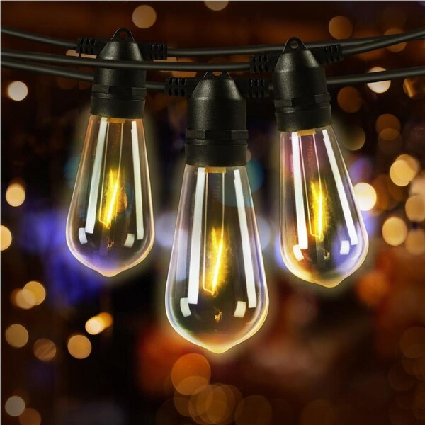 Mazam 23M Festoon String Lights LED Christmas Waterproof Wedding Party Garden