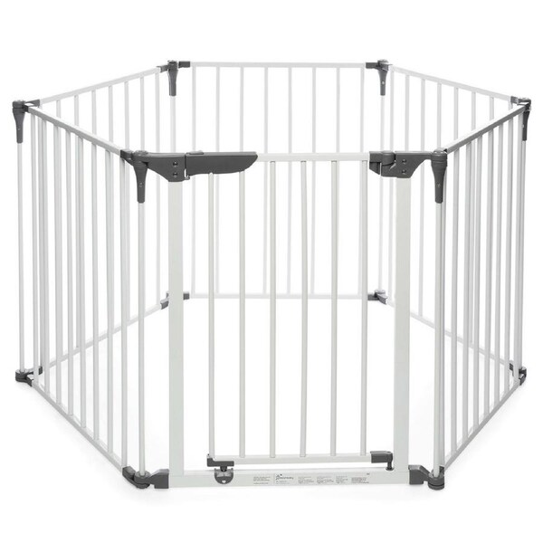 Dreambaby 3.8m Royale Converta 3-in-1 Playpen Gate Kids/Toddler Barrier Fence