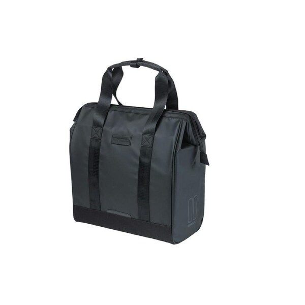 Basil Grand Tarpaulin Bicycle Shopper 23 Litres Black - Black