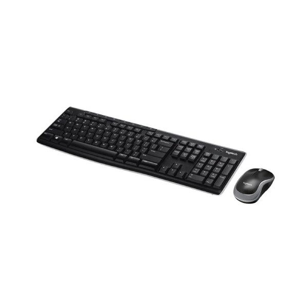 Logitech MK270R Wireless Keyboard and Mouse Combo - Black