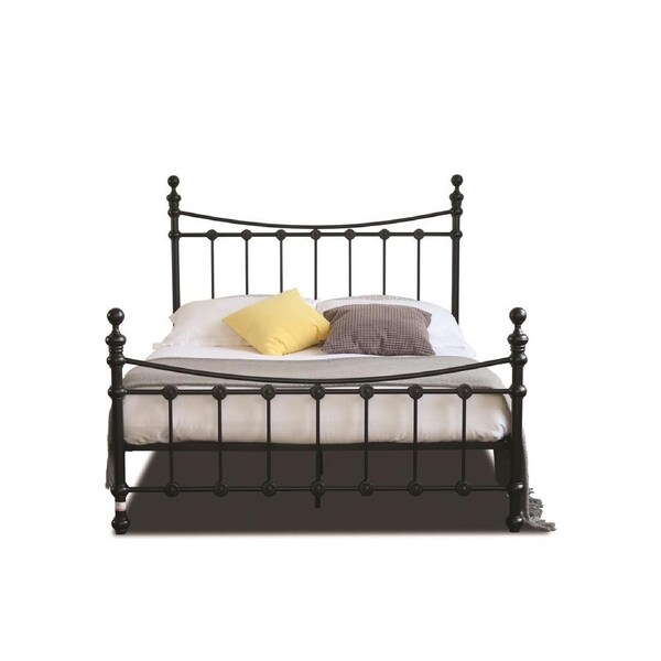 Modern Classic Julia Queen Metal Bed Frame Black