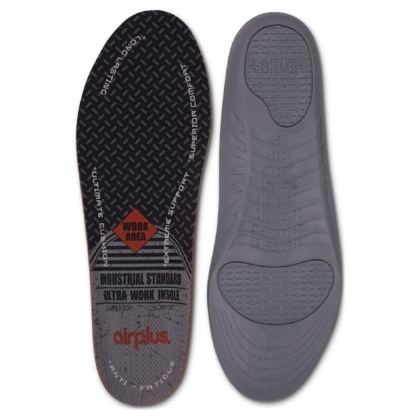 Airplus US Men 7-13 Ultra Work Memory Insole Anti-Fatigue Comfort Shoes Inserts