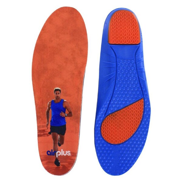 Airplus US Men 7-13 Ultra Sport Memory Plus Insoles Antimicrobial Arch Support