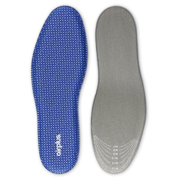 Airplus US Men 7-13 Memory Plus Comfort Insole Anti-Fatigue Foam Cushion Inserts
