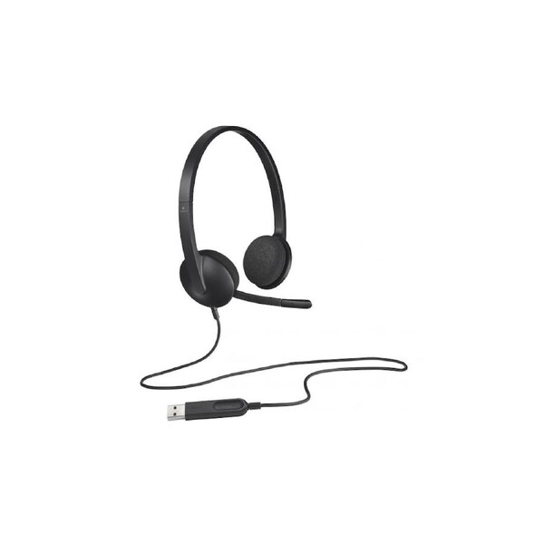 Logitech H340 USB Headset - Black