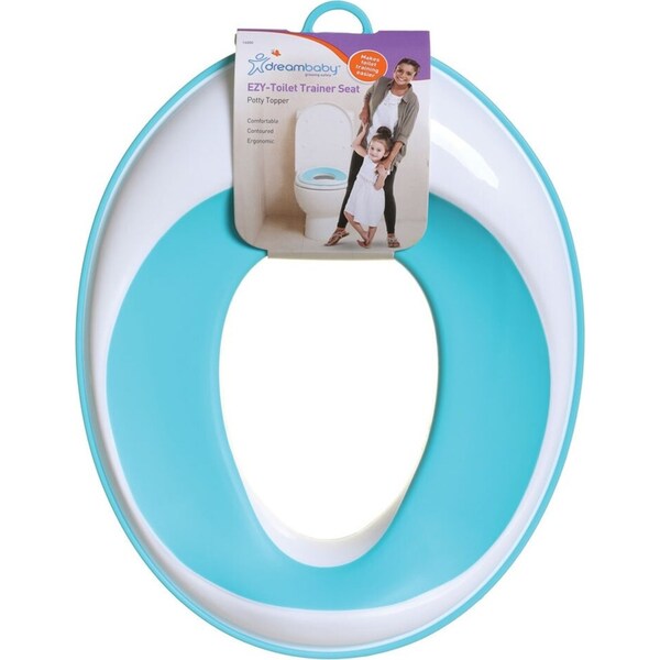 Dreambaby EZY-Toilet Trainer Contoured Seat Potty Topper Baby/Toddler 12m+ Aqua