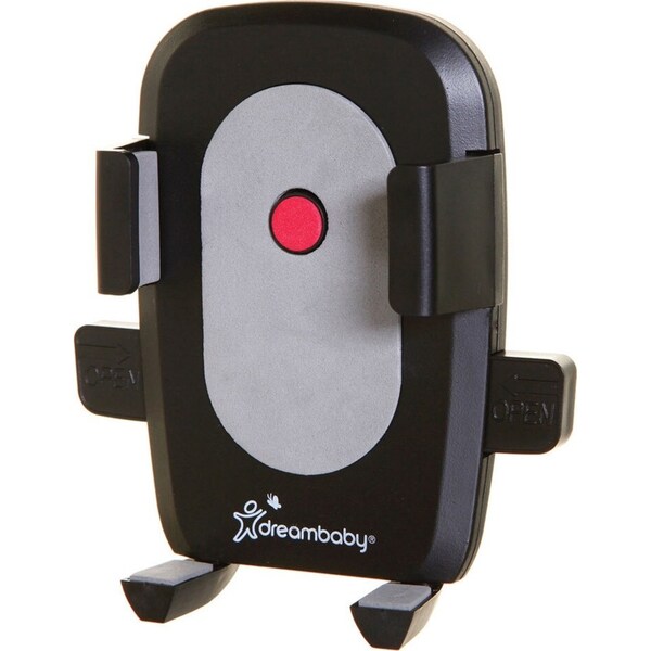 Dreambaby Strollerbuddy EZY-Fit Phone Holder/Storage For Stroller/Pram Black