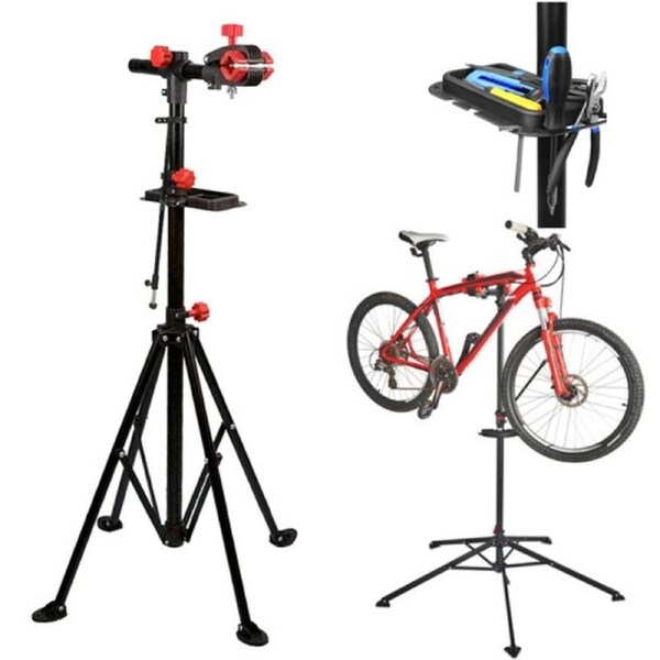 Adjustable Bike Repair Stand Bicycle Maintenance Rack Home Mechanic ...