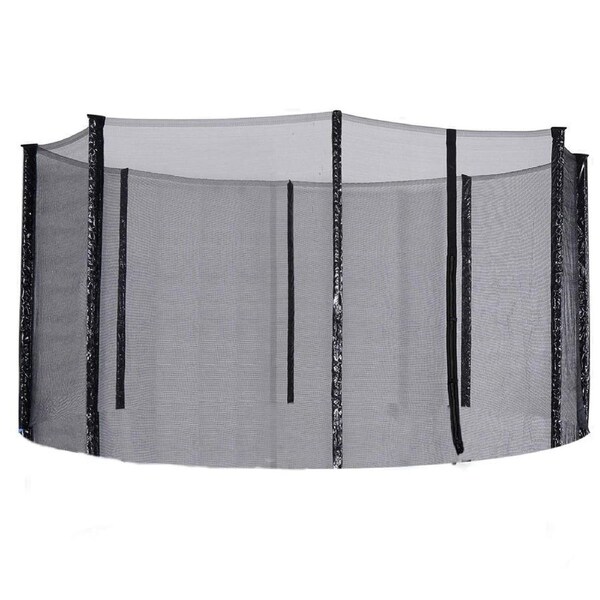 12FT Replacement Safety Net Enclosure Round Trampoline Compatible with 8 Poles