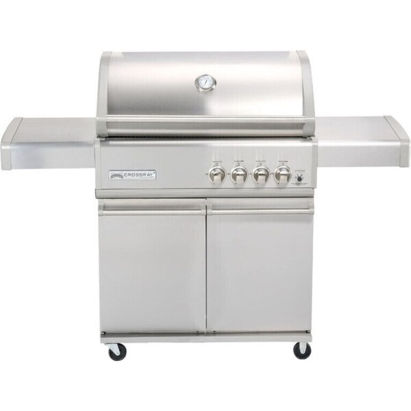 Crossray Infrared 4 Burner Trolley BBQ Grill