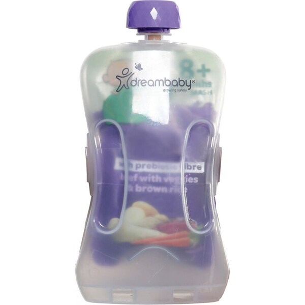 Dreambaby Pouch Pal 15cm Storage Container/Holder Baby 6m+ For Food Pouches
