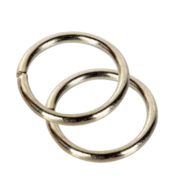 80X Hair Braid Clips Ties Clippers Women Hip-Hop Rings Pin Accessory Silver DIY