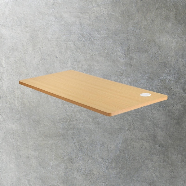 Oikiture 120cm Desk Board Adjustable Sit Stand Desk Top Computer Table OAK