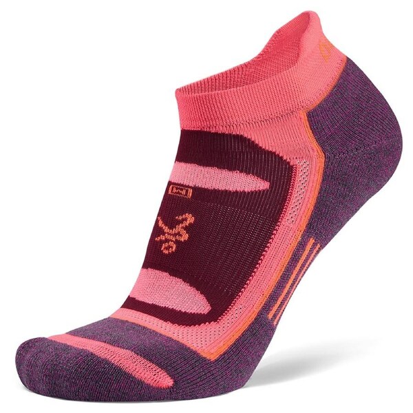 Balega Blister Resist No Show Running Socks Dry Feet US W8.5-10.5/M7-9 MED Pink