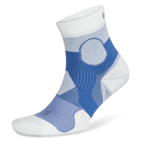 Balega Support Quarter Running Socks Dry Feet US W 11-13/M 9.5-11.5 L White