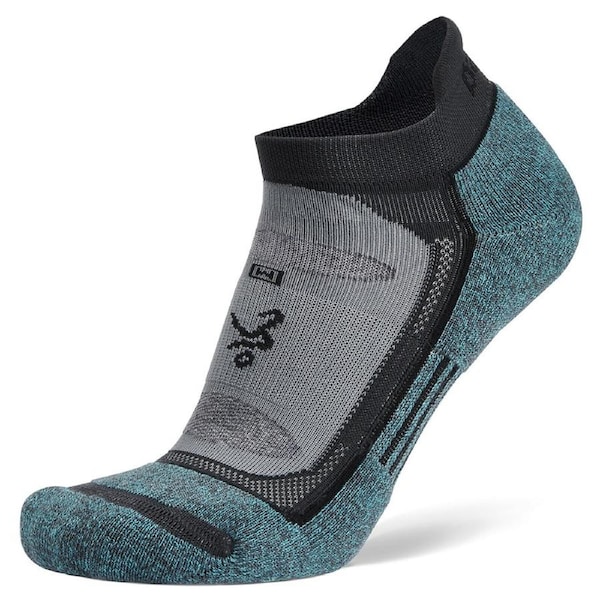 Balega Blister Resist No Show Running Socks Dry Feet US W 6-8/M 4.5-6.5 S Grey